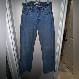 Abercrombie, low rise, baggy jeans